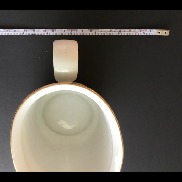 JL MENAU Germany Gravy Boat Vintage Ivory Floral - Picture 7 of 8